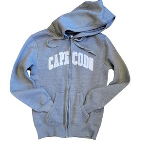 Sz Medium WMNS Grey Cuffy's of Cape Cod Hoodie Zip-up